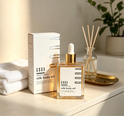 1~2Pack GODA Silk Body Oil Silk Body Oil Goda Perfume Oil Bath