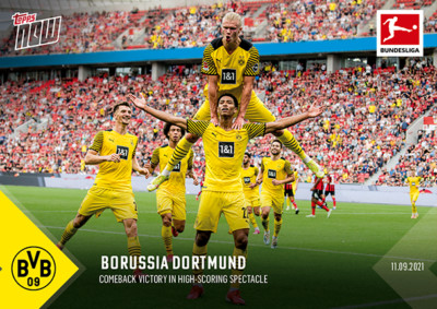   Bundesliga TOPPS NOW   Haaland - Two Goals and Assist - BVB #24  2021   UK