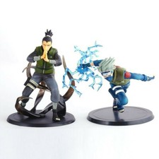 2 pcs Figures Set Naruto Kakashi Hatake & Shikamaru Nara Action Statue Toys