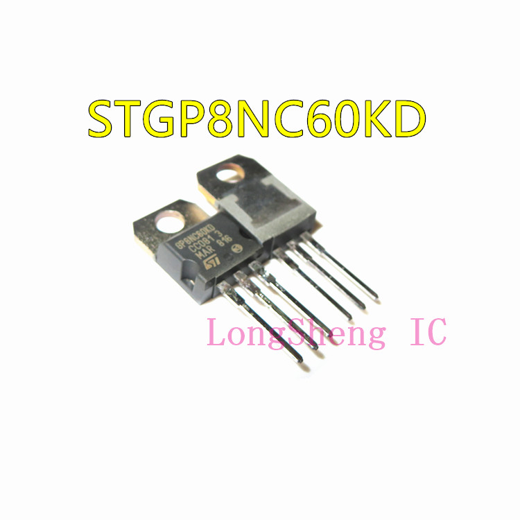 9 Pezzi STGP10NC60KD IGBT N-channel TO-220 &ndash; Nuovi, Chips Gate
