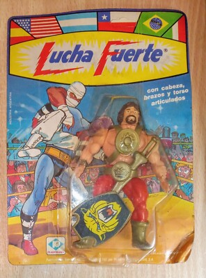 Ajax ~ Lucha Fuerte Action Figure He-Man Motu Bootleg Argentina Plastirama 1988