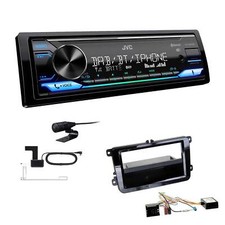 JVC Digital Autoradio DAB+ Bluetooth für Volkswagen VW Caddy III schwarz