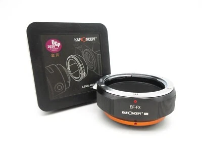 K&F Concept Pro Adapter EF-FX f. Canon EOS EF Objektiv auf Fuji X Mount Kamera
