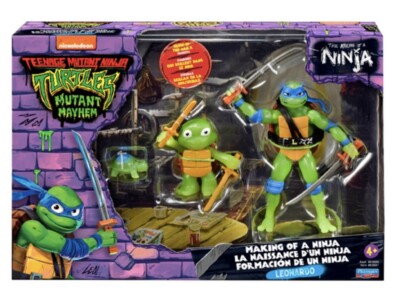 TEENAGE MUTANT NINJA TURTLES: MUTANT MAYHEM Making Of A Ninja Leonardo Brand New
