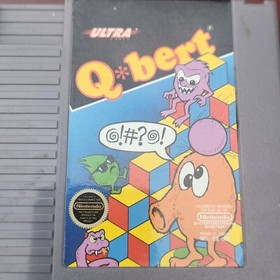 Q Bert Nintendo NES Cartridge Game Only Tested & Working Vintage Q*Bert QBert