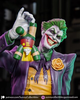 1/6 Resin Model H/ 42cm Joker 3D Printed Unassembled Unpainted