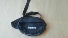 Supreme Belt Bag Black One Size Waist Adjustable Authentic