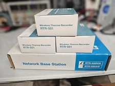 T&D RTR-500 REMOTE DATA RECORDING SYSTEM 3 pcs RTR501 + 1 pc RTR500AW Datalogger