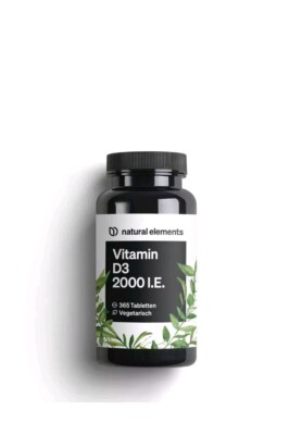 Vitamin D3 2000 I.E. Tabletten NATURAL ELEMENTS