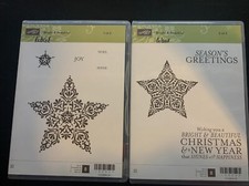 Stampin Up 2 Christmas Stamp Sets-Bright  Beautiful, Festive Flurry