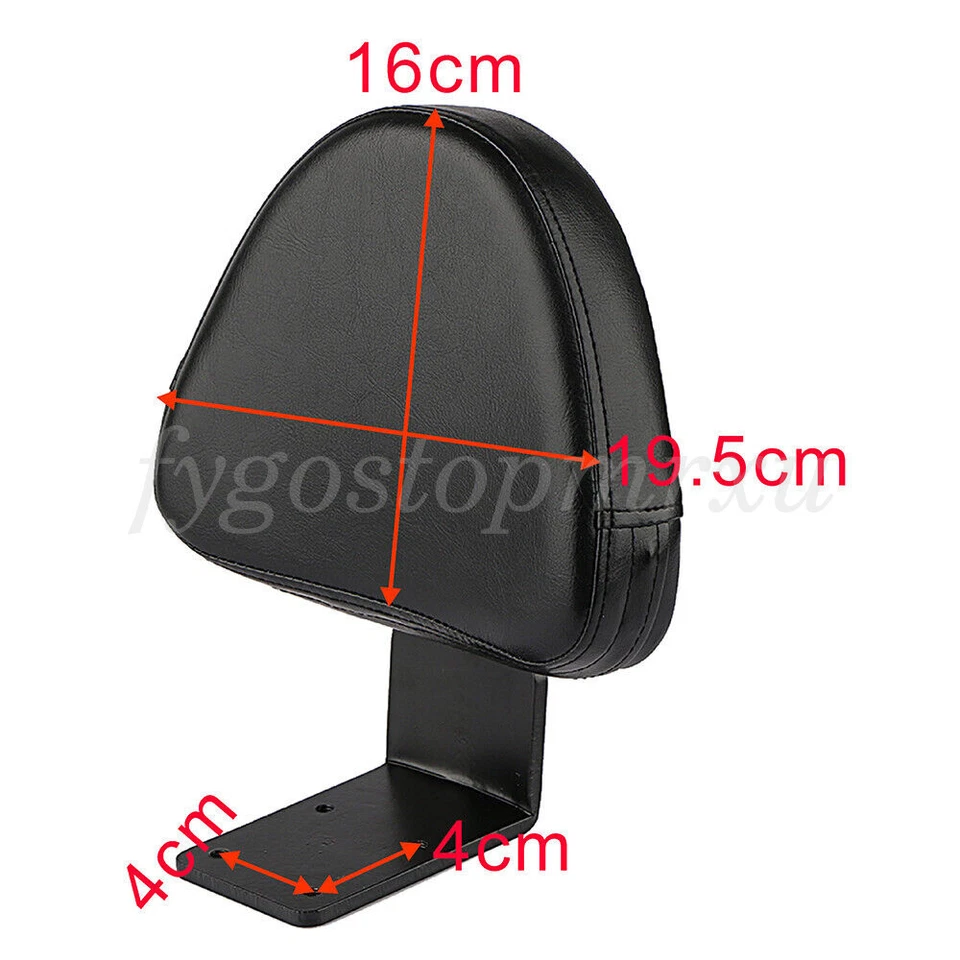 Motorcycle Passenger Rear Backrest Black Seat Sissy For Victory High-Ball Vegas - Image 3 of 4