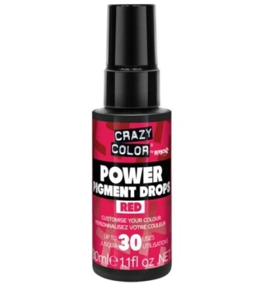 Crazy Color Power Pigment Tropfen rot 30ml