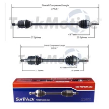For Mitsubishi Eclipse Eagle FWD Turbo Pair Front CV Axle Shafts SurTrack Set
