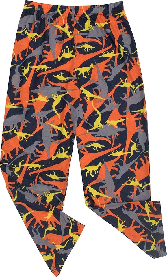 Conjunto de camisa y pantalón pijama de dinosaurio Cherokee para niños pequeños - azul Foto 3 de 4