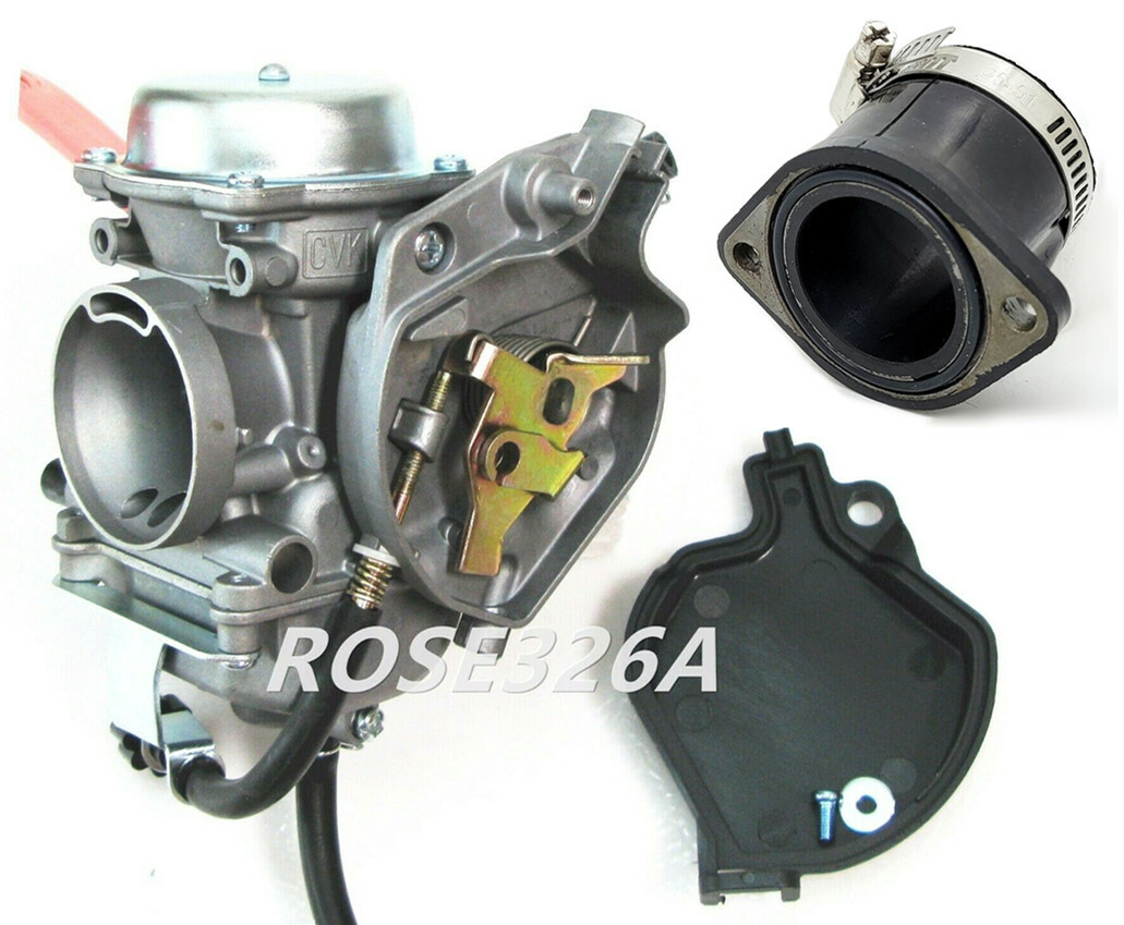 Carburetor & Holder Intake Boot For Kawasaki Lakota 300 KEF300B KEF300A eBay