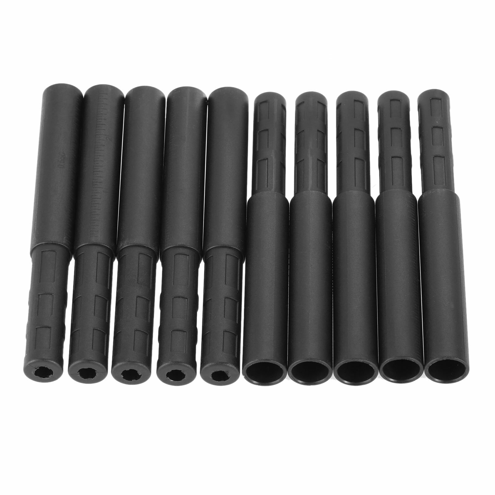 10Pcs Carbon Fiber Golf Shaft Extensions Rods Kit for Graphite/Iron