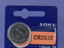 SONY  CR2032  LITHIUM 3V  BATTERY 1Pc