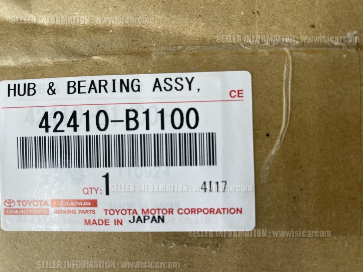 TOYOTA RAIZE Z HYBRID A200A HUB & BEARING ASSY, REAR AXLE, RH