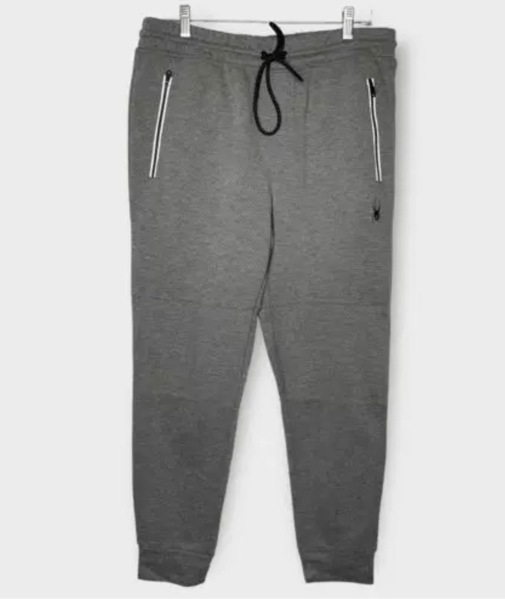 Spyder Men's L Gray Jogger Pants Activewear Sweatpants Athleisure-image