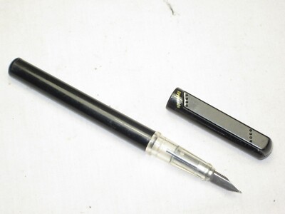 vintage REYNOLDS fountain pen black clear nib writing utensil