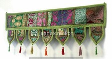 Indian Patchwork Valances Door D cor Embroidered Toran Wall Hanging Decoration