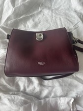 Brand New Mulberry Handbag In Black   Cherry Burgundy RRP 750 