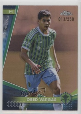 2024 Topps Chrome MLS Rose Gold Refractor /250 Obed Vargas #44 0ef9