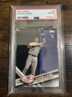 2017 Topps Aaron Judge #287 Rookie Catching RC Yankees PSA 10 Gem Mint 📈🔥