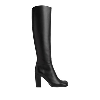 Bottega Veneta Storm Square-Toe Boots 37 7