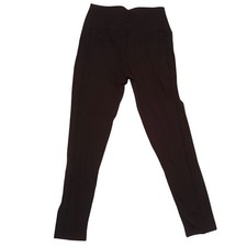 Womens Black High Waisted Activewear Leggings with Pockets Size L/XL
