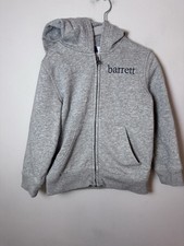 Barrett Embroidered Grey Zip Up Sweatshirt Boys Sz 4T
