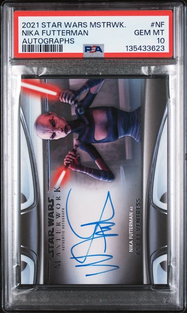 2021 Topps Star Wars Masterwork Auto Nika Futterman #NF PSA 10
