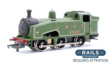 LIMA 'OO' GAUGE L205101 LNER GREEN 0-6-0T CLASS J50 #8920 STEAM LOCOMOTIVE