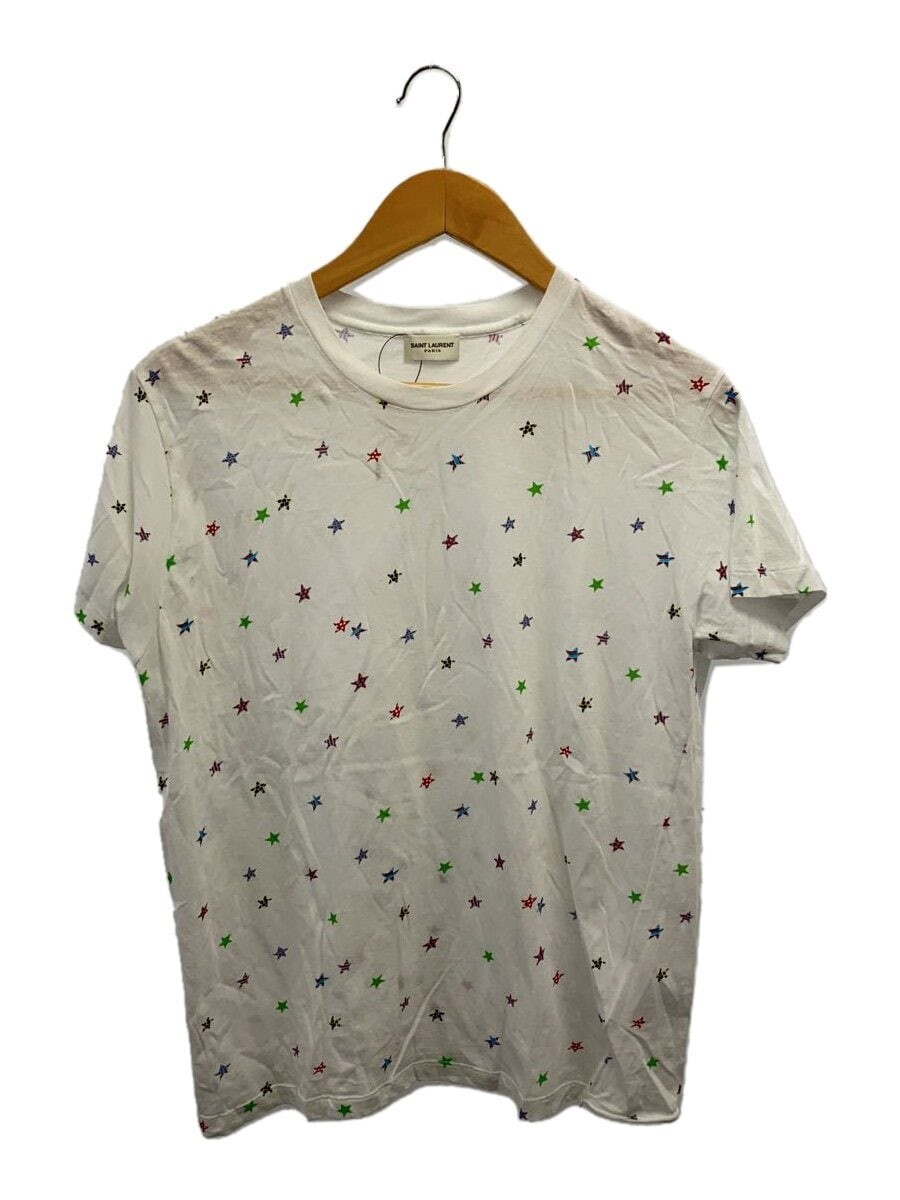 T shirt SAINT LAURENT bianca M usata