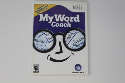 My Word Coach Nintendo Wii Game Ubisoft