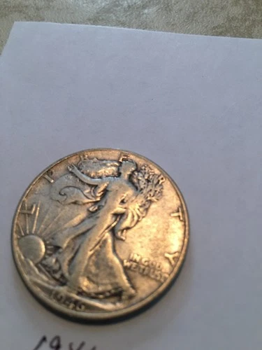 1946 s walking liberty half dollar vf