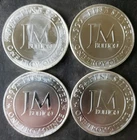 Lot of Four JM Bullion 1oz Silver Eagle Rounds