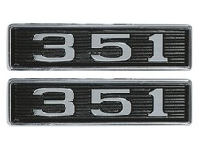 1969 Torino 351 Emblems Hood Scoop Gt Ranchero Mustang Lh Rh New