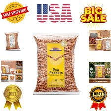 Rani Peanuts, Raw Whole With Skin uncooked, unsalted 80oz 5lbs 2.27kg Bulk ~ ...