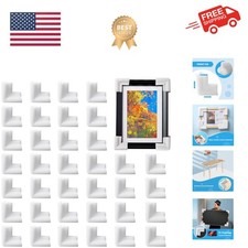 36 Pcs Thickened Foam Corner Protectors for TV,Picture,and Mirror Frames,movi...