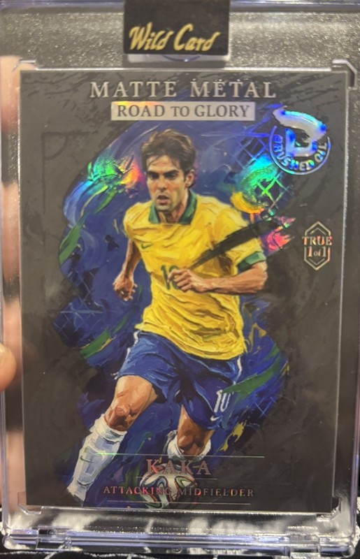 2026 Wild Card Matte Metal Soccer - Kaka Brushed Oil True 1/1