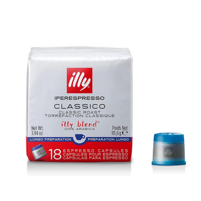 Illy Coffee Iperespresso Capsules, Intenso Dark Roast Coffee Pods, 100% Arabica,