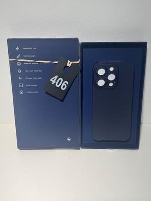 Latercase MADE WITH KEVLAR Willy Blue Impossibly THIN Phone Case IPhone 14 Pro