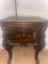 comodino antico Epoca Barocca , Originale Perfettamente Mantenuto , Anche Coppia