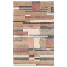 New Hand Tufted Woollen Rug Color Beige, Multi Design Luxury Handmade Carpet Rug