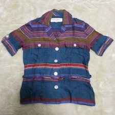 Yves Saint Laurent Ysl Woman S Overshirt Blouse Vintage Limited Edition Style Pa