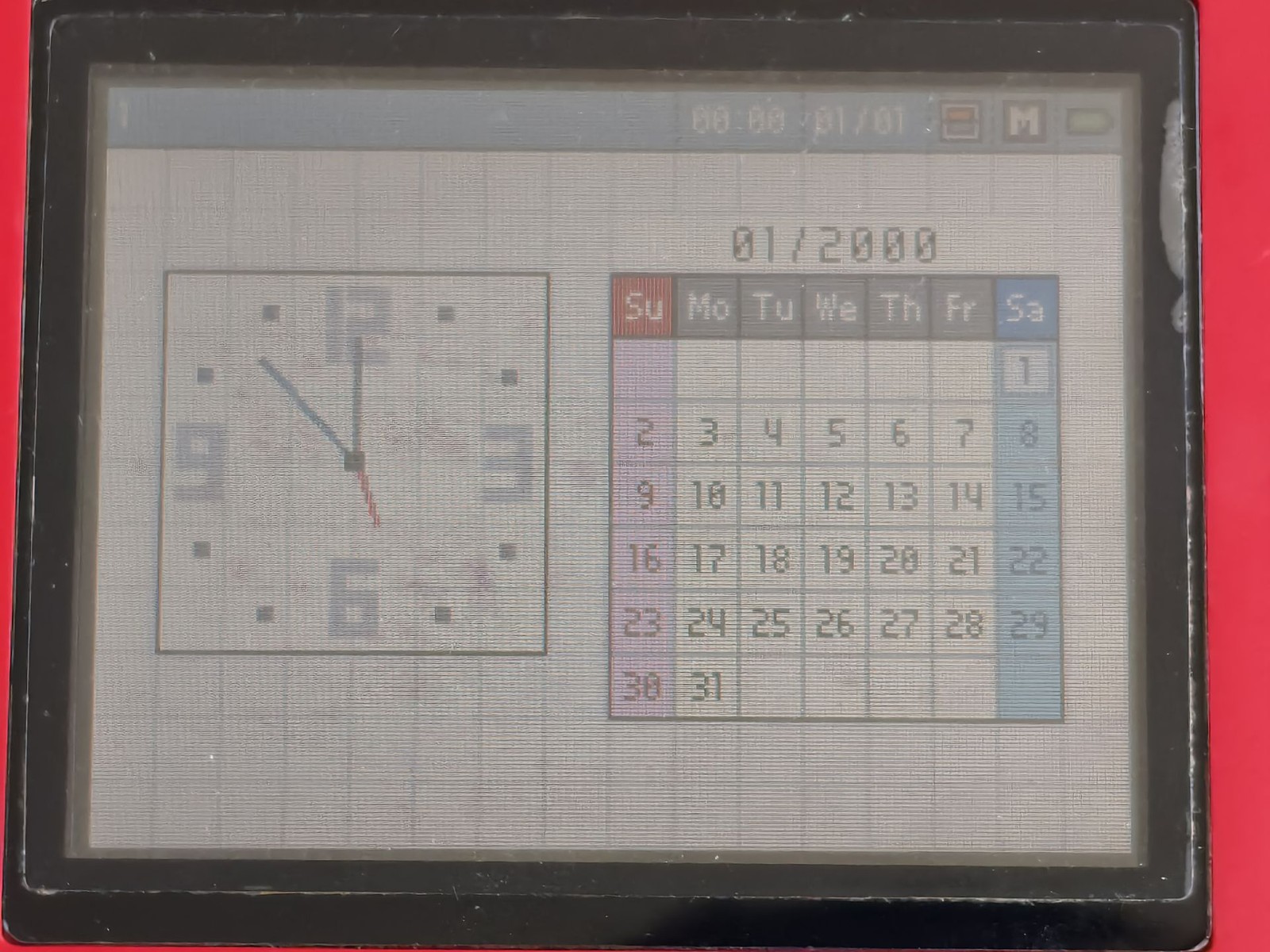 Nintendo DS NTR-001 red/green Console with Charger No sound have little spots
