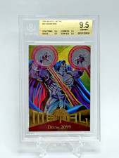 1995 Fleer Metal Marvel Doom 2099 Card #45 BGS 9.5 GEM MINT
