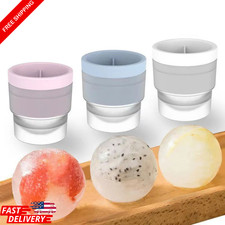 2PCS Slow-Melting Stackable Large Ice Cube Mold Maker For Whisky Beverage