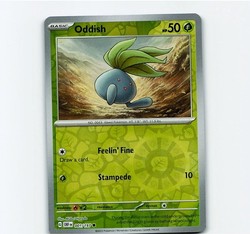 Oddish 001/197 Reverse Holo Common Obsidian Flames Pokemon